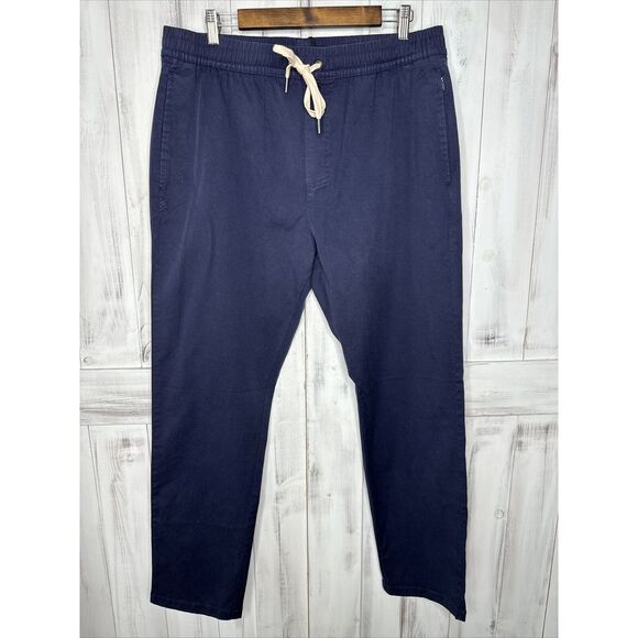 RHONE Other - NWT RHONE NAVY BLUE EVERYDAY TWILL OFF HOURS DRAWSTRING ELASTIC WAIST PANTS‎ XL